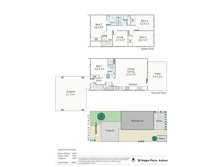 Floorplan of Homely house listing, 2B Bragor Place, Ardross WA 6153