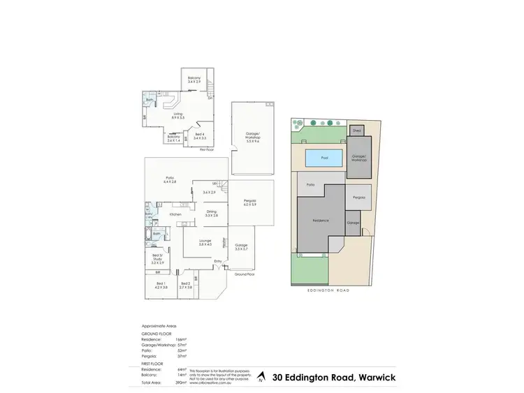 Floorplan of Homely house listing, 30 Eddington Road, Warwick WA 6024