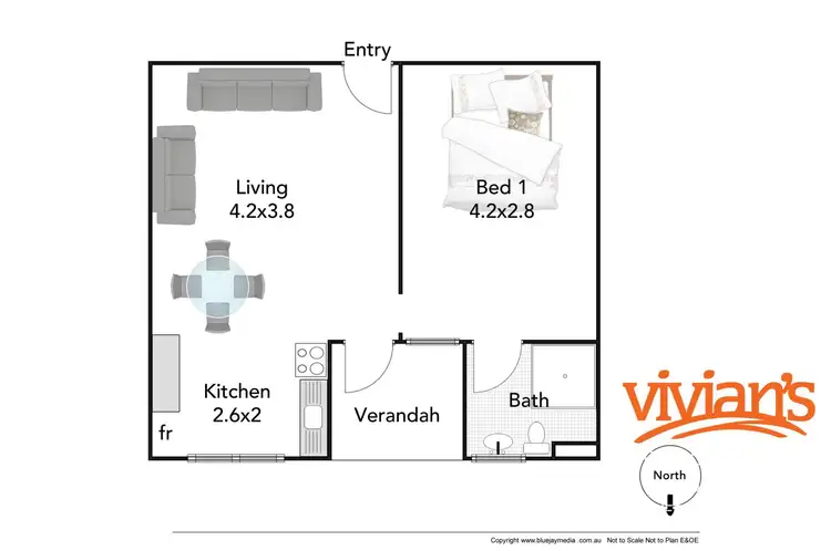 Floorplan of Homely unit listing, 5/115 Monument Street, Mosman Park WA 6012