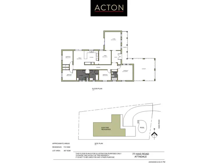 Floorplan of Homely house listing, 77 Haig Road, Attadale WA 6156