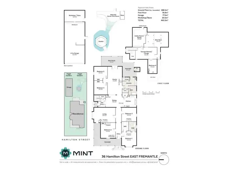 Floorplan of Homely house listing, 36 Hamilton Street, East Fremantle WA 6158