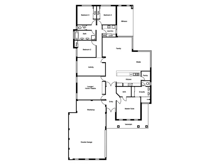 Floorplan of Homely house listing, 22 Rodondo Street, Dalyellup WA 6230