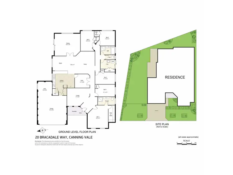 Floorplan of Homely house listing, 20 Bracadale Way, Canning Vale WA 6155