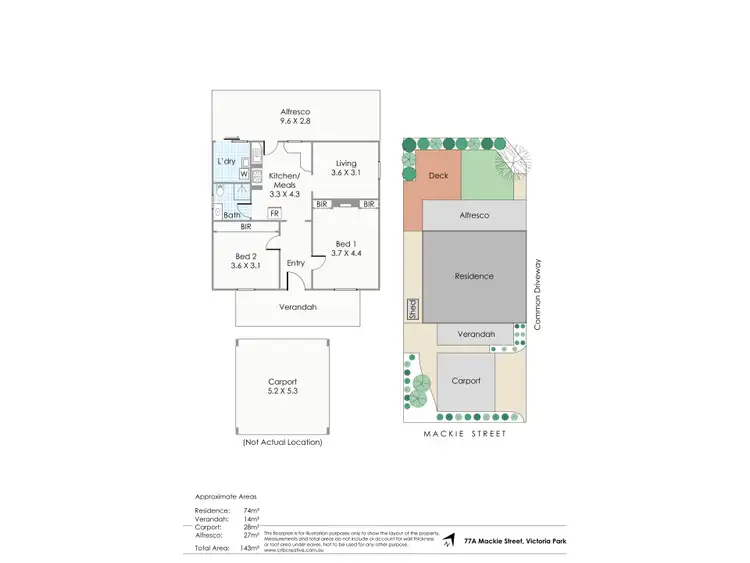 Floorplan of Homely house listing, 77A Mackie Street, Victoria Park WA 6100