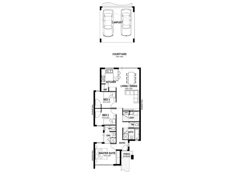 Floorplan of Homely house listing, Lot 644, Elvire Grove, Golden Bay WA 6174