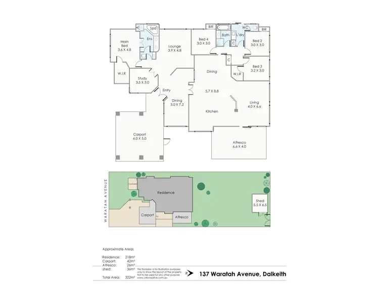 Floorplan of Homely land listing, Lot 335, 137 Waratah Avenue, Dalkeith WA 6009