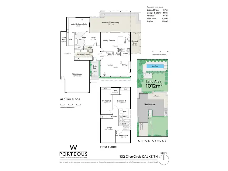 Floorplan of Homely house listing, 102 Circe Circle South, Dalkeith WA 6009