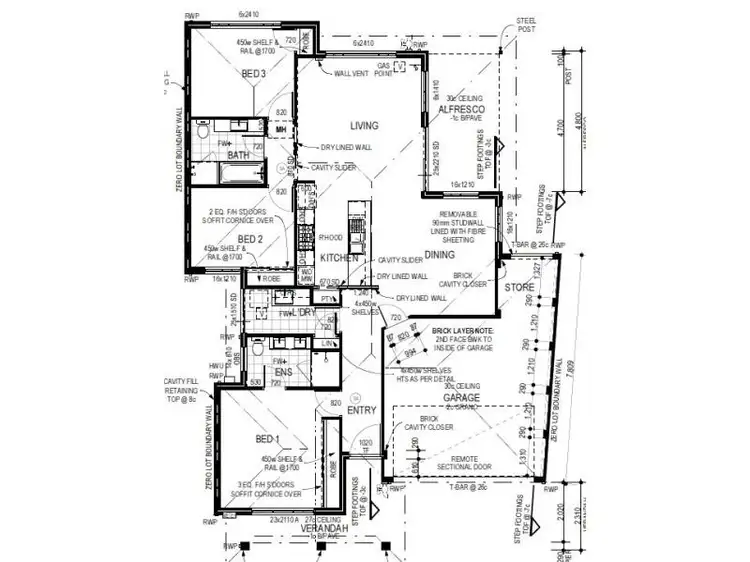 Floorplan of Homely house listing, 4 Brazier Rise, Padbury WA 6025
