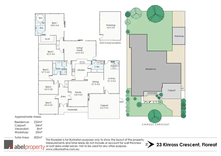 Floorplan of Homely house listing, 23 Kinross Crescent, Floreat WA 6014