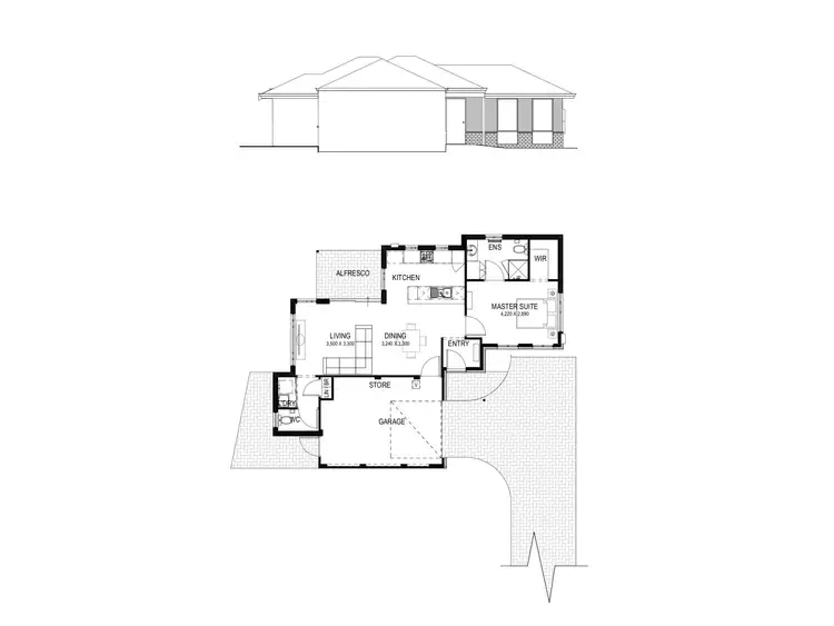 Floorplan of Homely house listing, 4C Simons Street, Coolbellup WA 6163