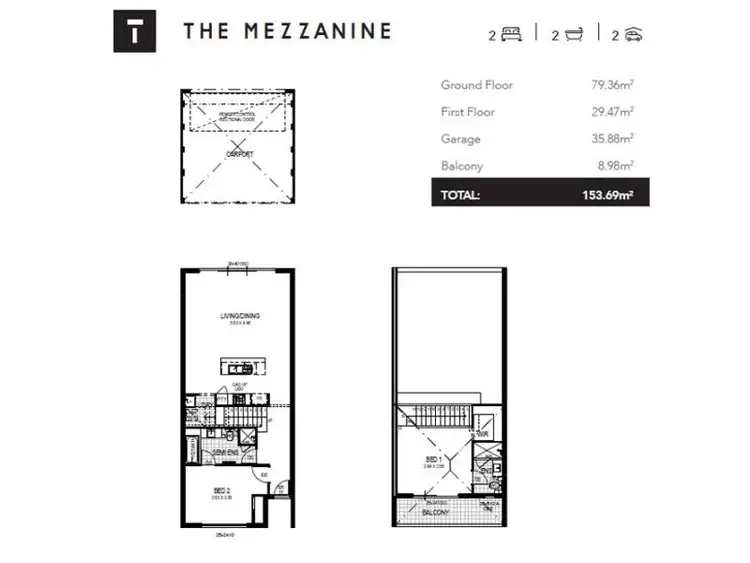 Floorplan of Homely townhouse listing, Lot 648, Elvire Grove, Golden Bay WA 6174