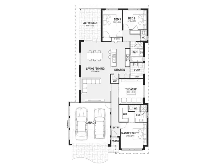 Floorplan of Homely house listing, Lot 1632, Noreena Avenue, Golden Bay WA 6174