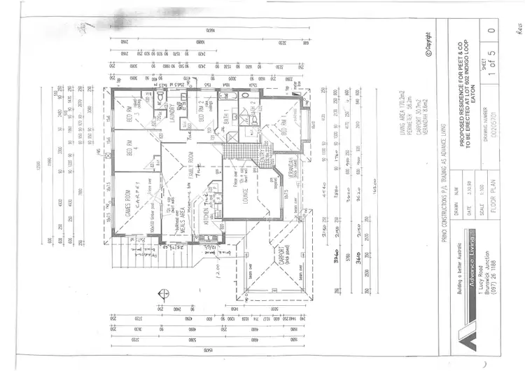 Floorplan of Homely house listing, 23 Indigo Loop, Eaton WA 6232
