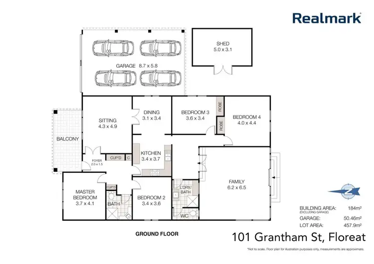 Floorplan of Homely house listing, 101 Grantham Street, Floreat WA 6014
