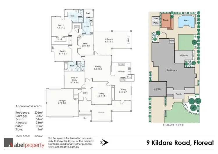 Floorplan of Homely house listing, 9 Kildare Road, Floreat WA 6014