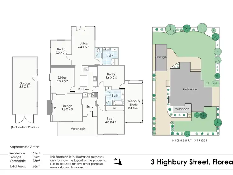 Floorplan of Homely house listing, 3 Highbury Street, Floreat WA 6014