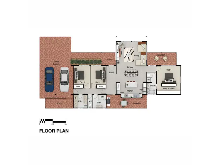 Floorplan of Homely house listing, 1 Lumber Crescent, Karridale WA 6288