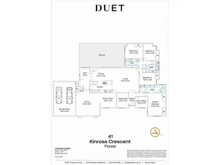Floorplan of Homely house listing, 41 Kinross Crescent, Floreat WA 6014