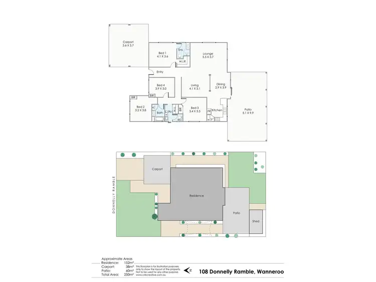 Floorplan of Homely house listing, 108 Donnelly Ramble, Wanneroo WA 6065