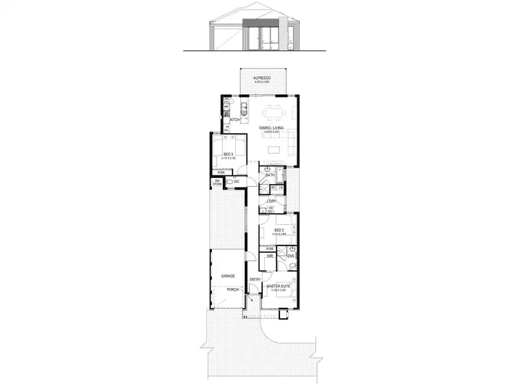Floorplan of Homely house listing, 11D Bluebill Road, Banksia Grove WA 6031