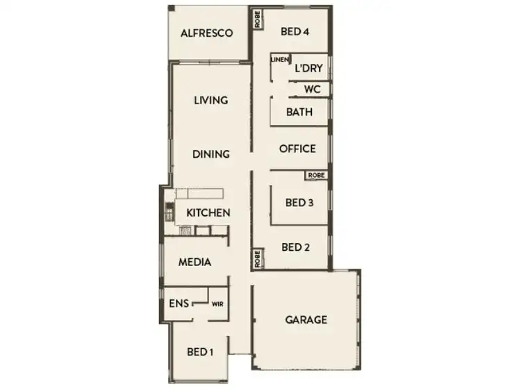 Floorplan of Homely house listing, 12 Harvey Crescent, South Yunderup WA 6208