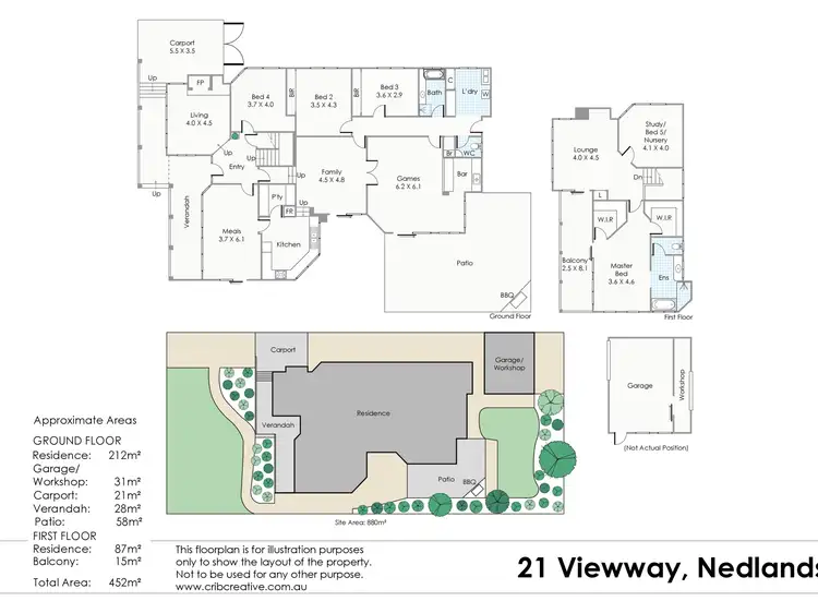 Floorplan of Homely house listing, 21 Viewway, Nedlands WA 6009