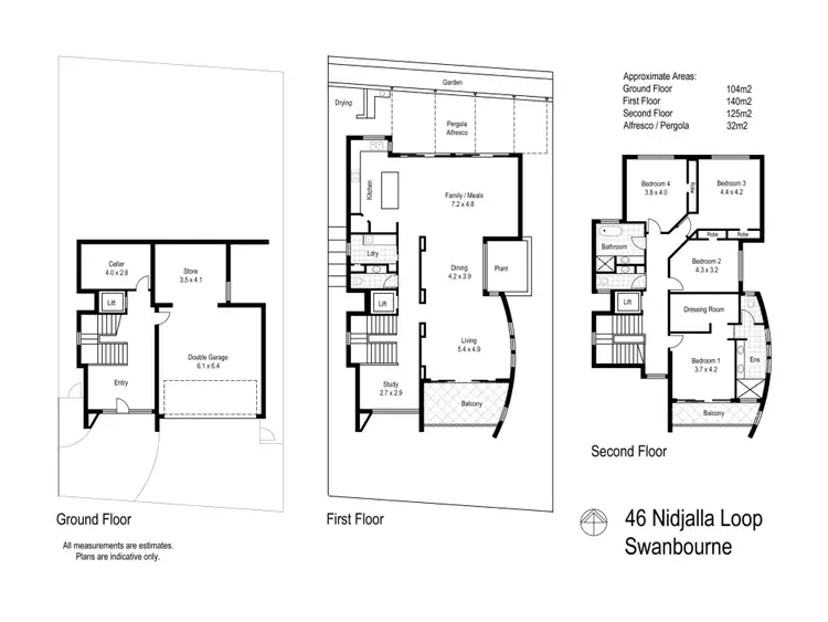 Floorplan of Homely house listing, 46 Nidjalla Loop, Swanbourne WA 6010