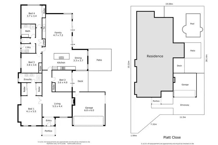 Floorplan of Homely house listing, 5 Platt Close, Mosman Park WA 6012