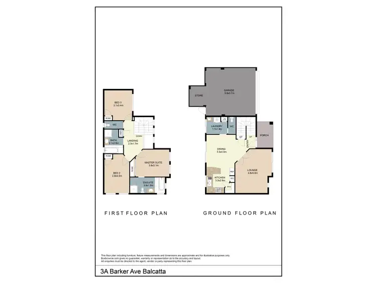 Floorplan of Homely house listing, 3A Barker Avenue, Balcatta WA 6021