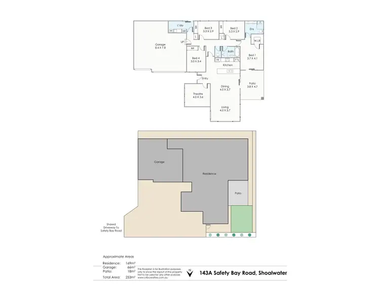 Floorplan of Homely house listing, 143a Safety Bay Road, Shoalwater WA 6169