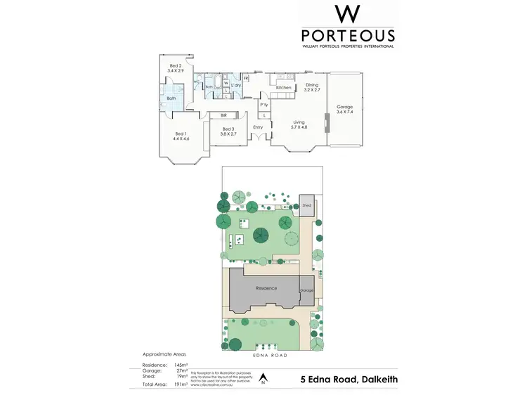 Floorplan of Homely house listing, 5 Edna Road, Dalkeith WA 6009