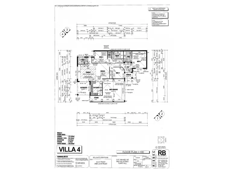 Floorplan of Homely villa listing, 107D Wattle Street, Tuart Hill WA 6060
