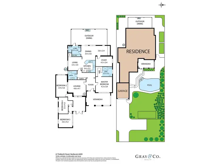 Floorplan of Homely house listing, 67 Dalkeith Road, Nedlands WA 6009