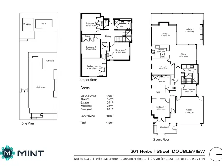 Floorplan of Homely house listing, 201 Herbert Street, Doubleview WA 6018