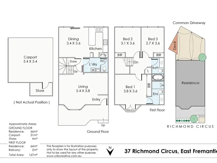 Floorplan of Homely house listing, 37 Richmond Circus, East Fremantle WA 6158