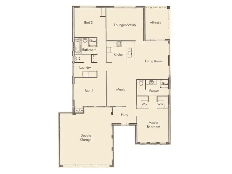 Floorplan of Homely house listing, 50 Highcliffe Circle, Lakelands WA 6180