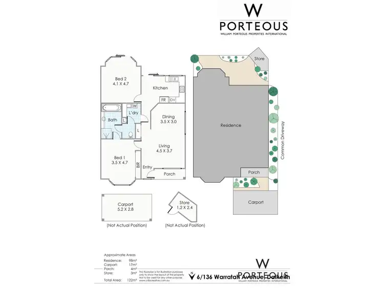 Floorplan of Homely house listing, 6/136 Waratah Avenue, Dalkeith WA 6009