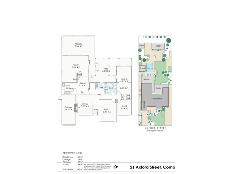 Floorplan of Homely house listing, 21 Axford Street, Como WA 6152