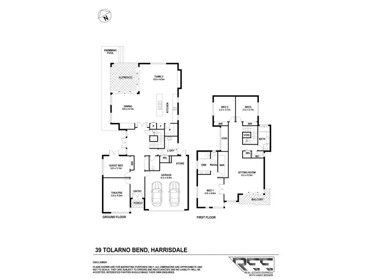 Floorplan of Homely house listing, 39 Tolarno Bend, Harrisdale WA 6112