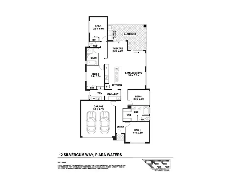 Floorplan of Homely house listing, 12 Silvergum Way, Piara Waters WA 6112