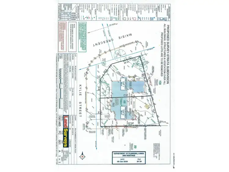 Floorplan of Homely land listing, 2 Kylie Street, Wembley Downs WA 6019
