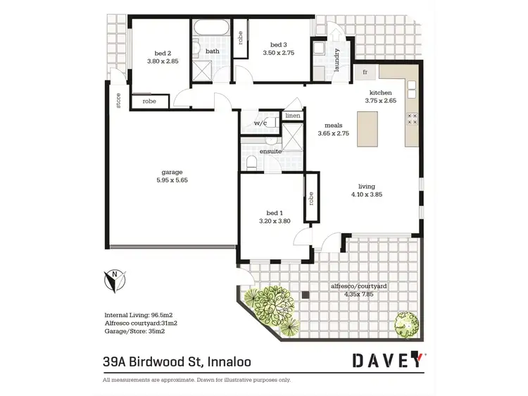 Floorplan of Homely house listing, 39A Birdwood Street, Innaloo WA 6018
