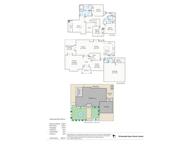 Floorplan of Homely house listing, 18 Braeside Road, Mount Lawley WA 6050