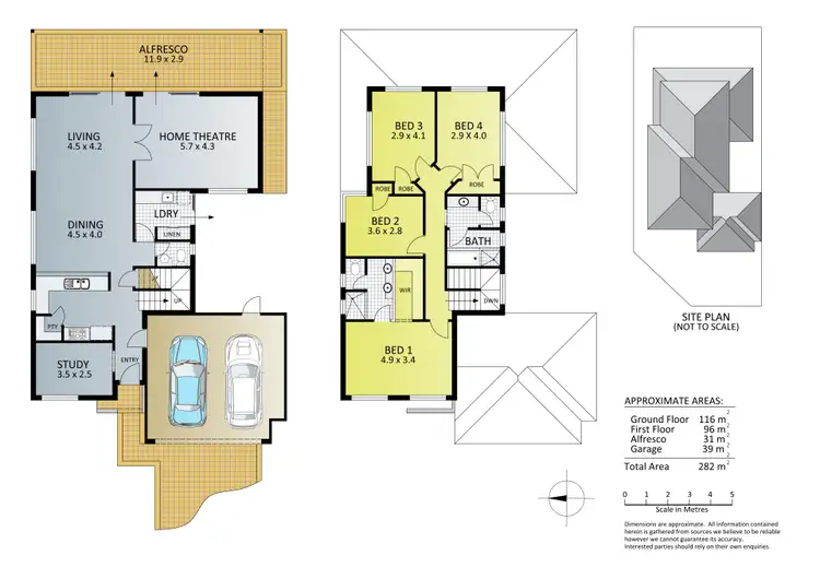 Floorplan of Homely house listing, 1 Wexford Way, O'connor WA 6163