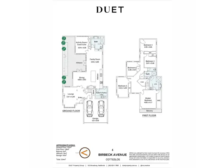 Floorplan of Homely house listing, 4 Birkbeck Avenue, Cottesloe WA 6011