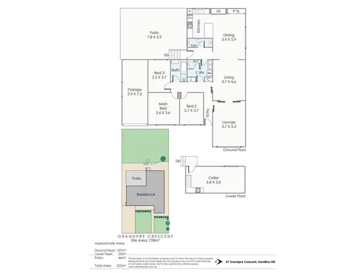 Floorplan of Homely house listing, 27 Grandpre Crescent, Hamilton Hill WA 6163