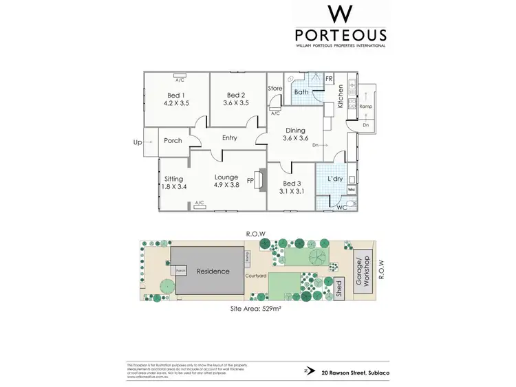 Floorplan of Homely house listing, 20 Rawson Street, Subiaco WA 6008