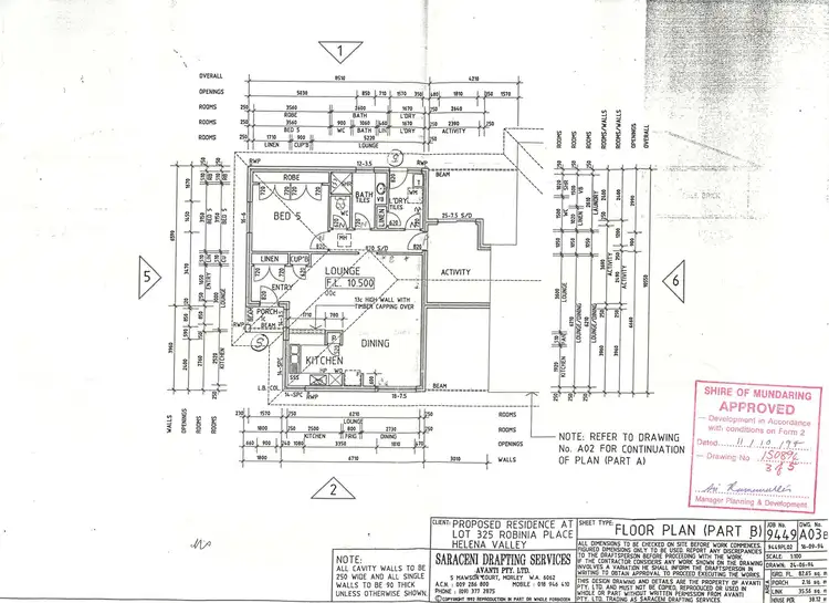 Floorplan of Homely house listing, 11 Robinia Rise, Helena Valley WA 6056