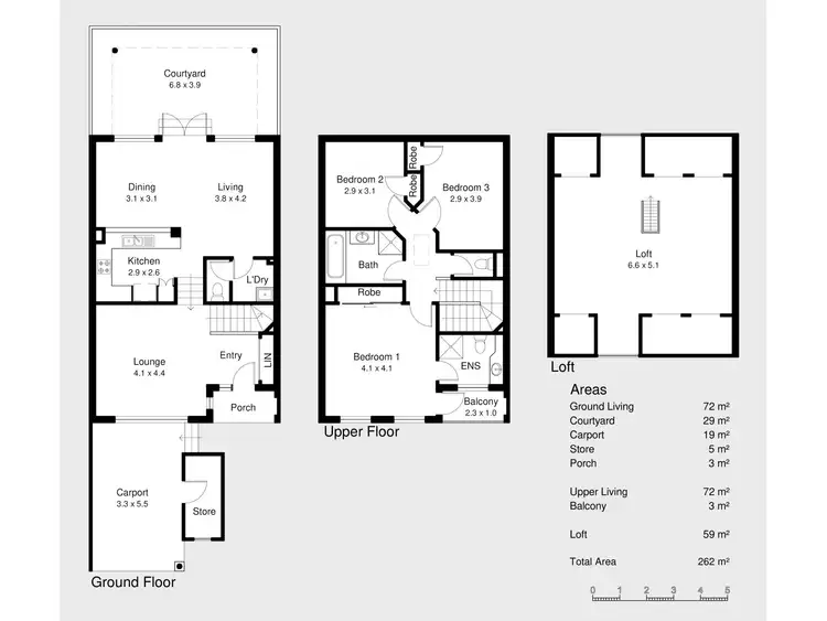 Floorplan of Homely townhouse listing, 7B Little Russell Street, North Perth WA 6006