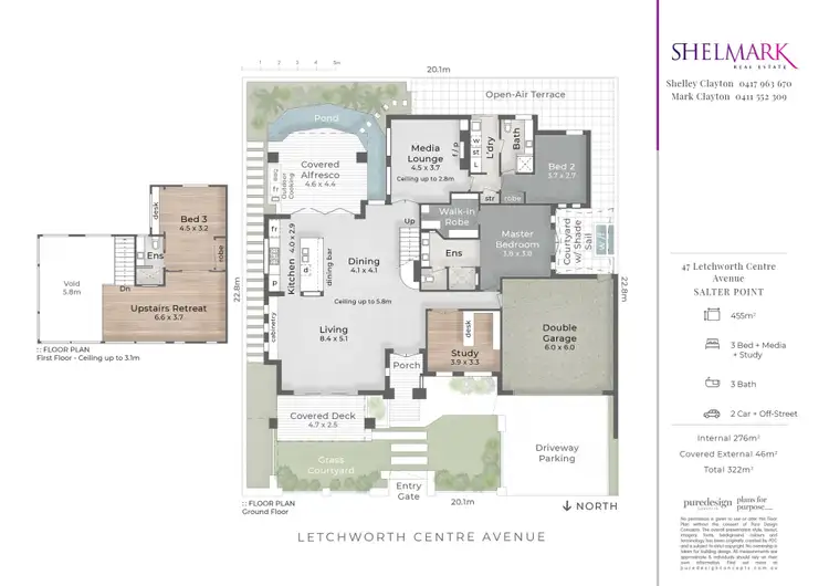 Floorplan of Homely house listing, 47 Letchworth Centre Avenue, Salter Point WA 6152